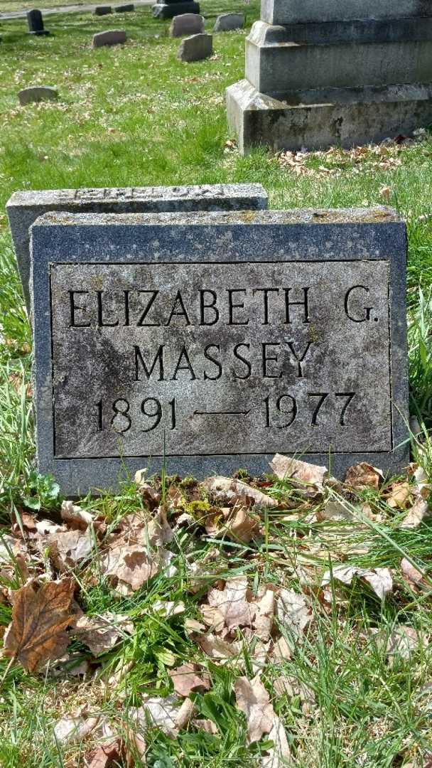 Elizabeth G. Massey's grave. Photo 4