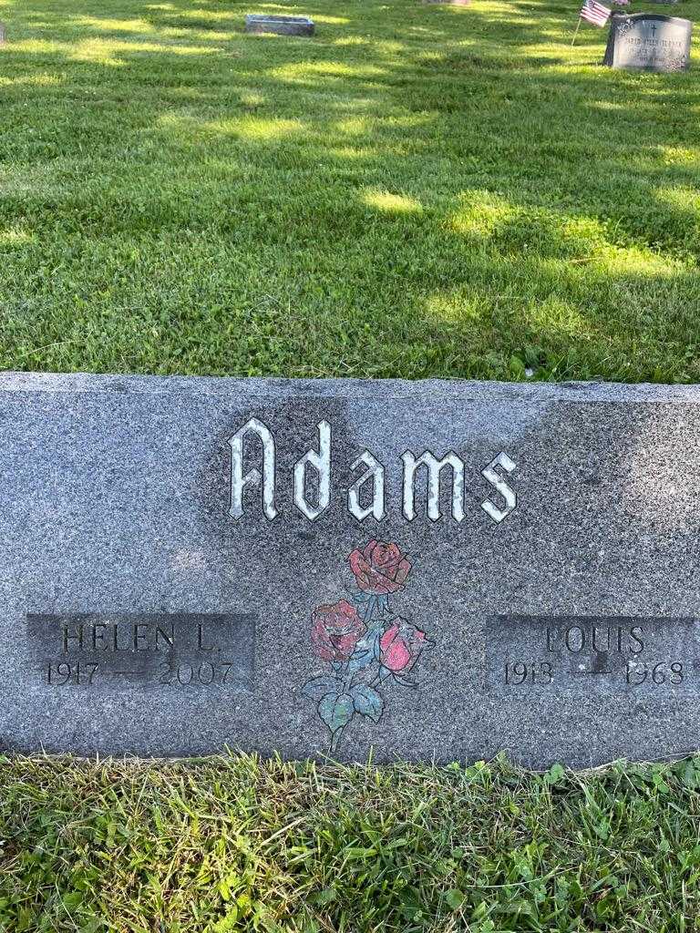 Helen N. Adams's grave. Photo 3