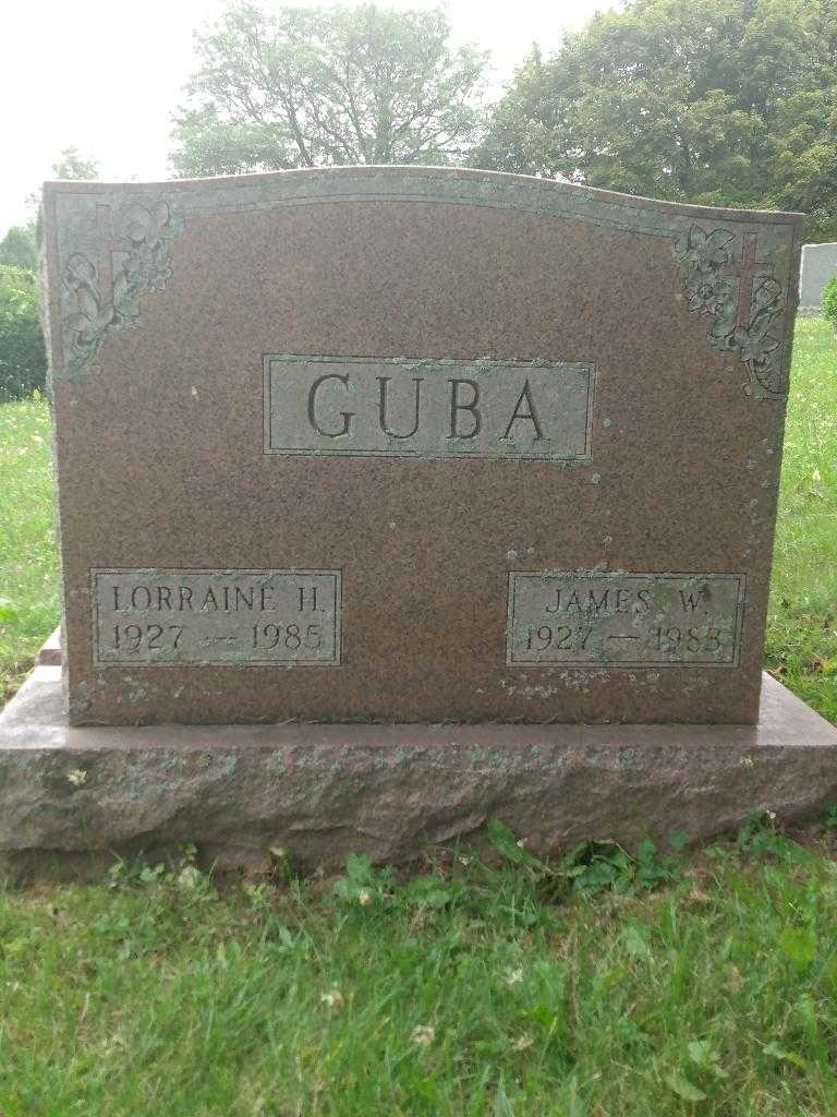 James W. Guba's grave. Photo 2