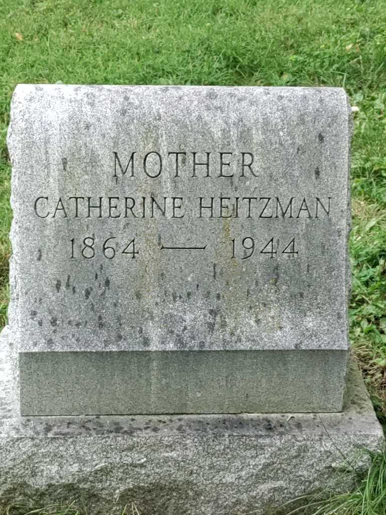 Catherine Heitzman's grave. Photo 3