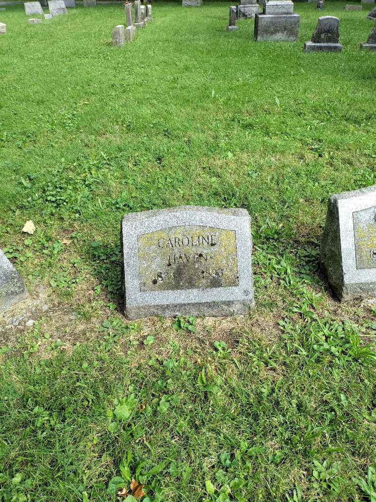 Caroline Haven's grave. Photo 2