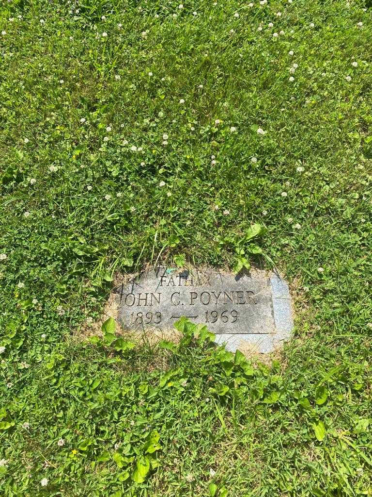 John C. Poyner's grave. Photo 2