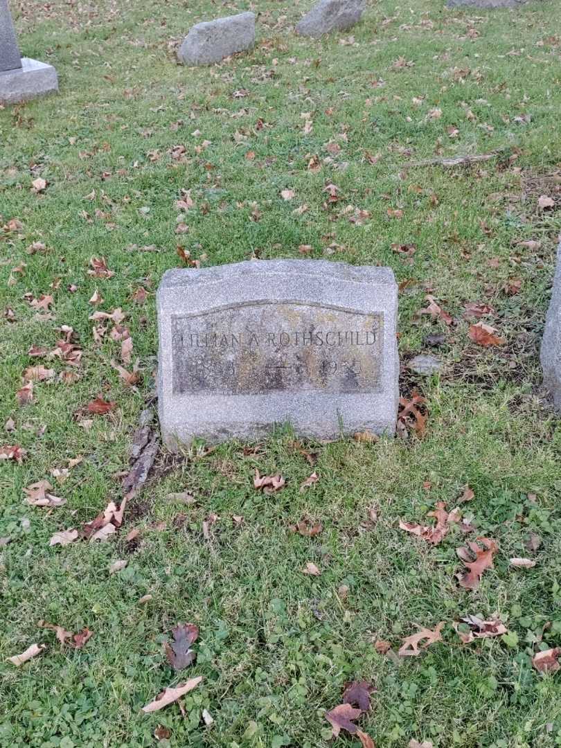 Lillian A. Rothschild's grave. Photo 2