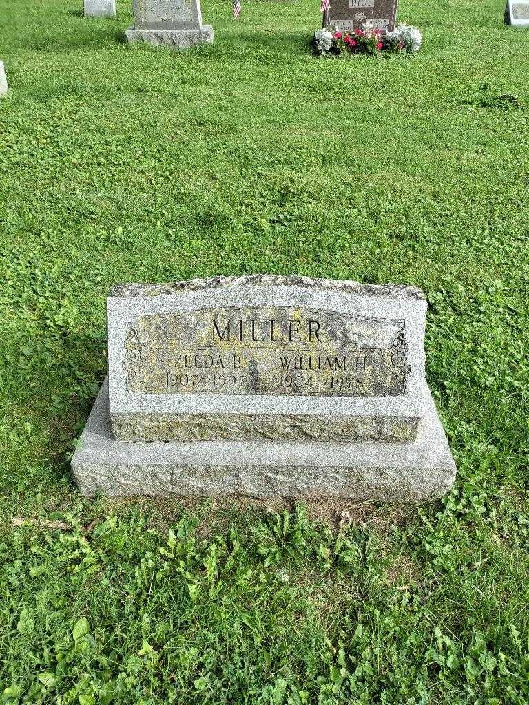 Zelda B. Miller's grave. Photo 2