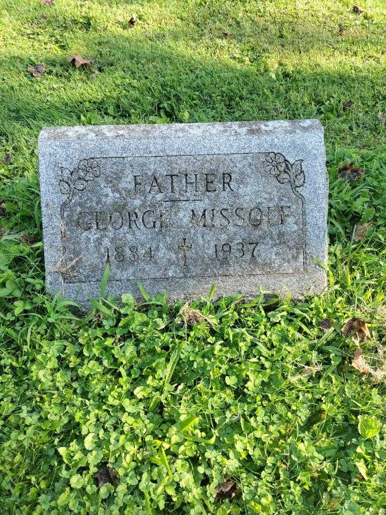 George Missoff's grave. Photo 2