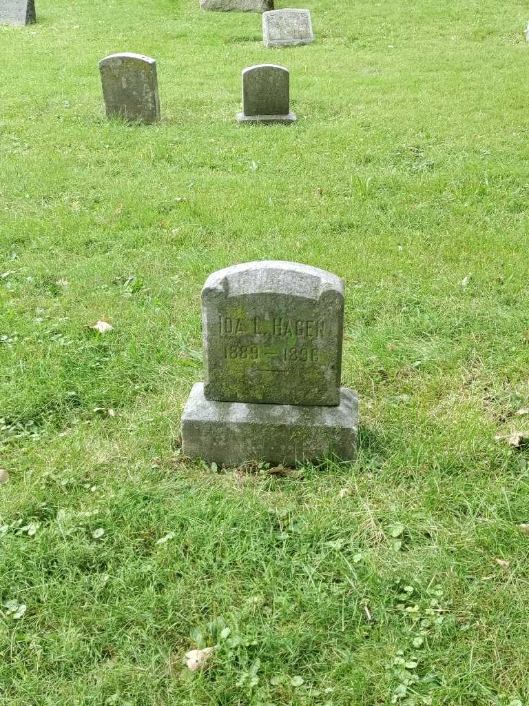 Ida L. Hagen's grave. Photo 2