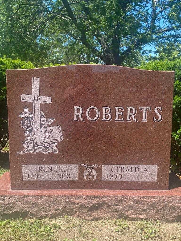 Irene E. Roberts's grave. Photo 3