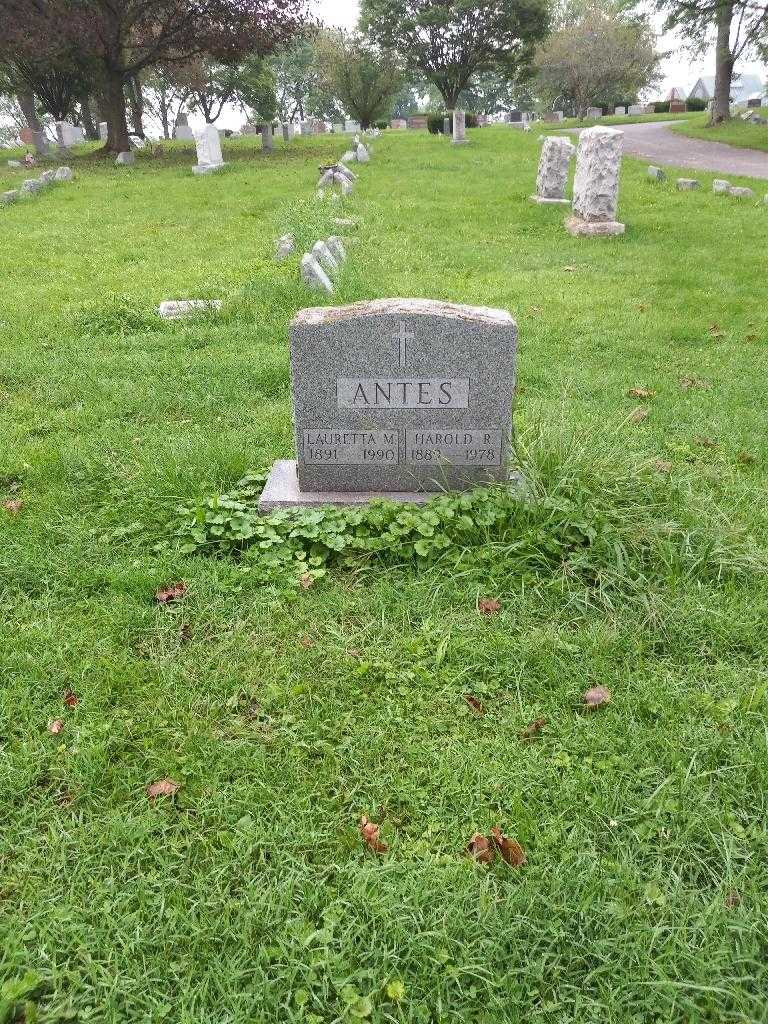 Harold R. Antes's grave. Photo 2