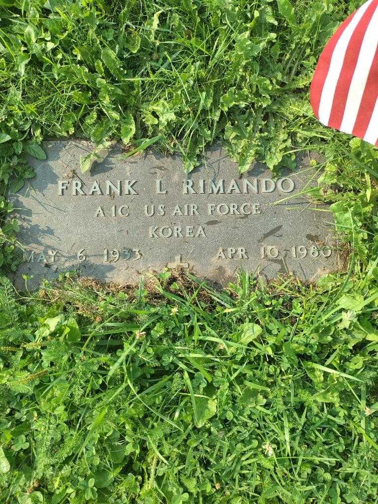 Frank L. Rimando's grave. Photo 4