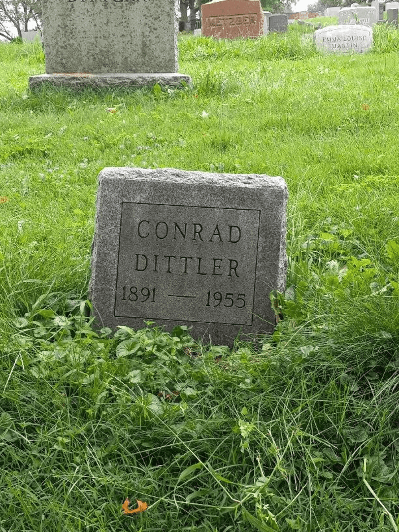 Conrad Dittler's grave. Photo 3