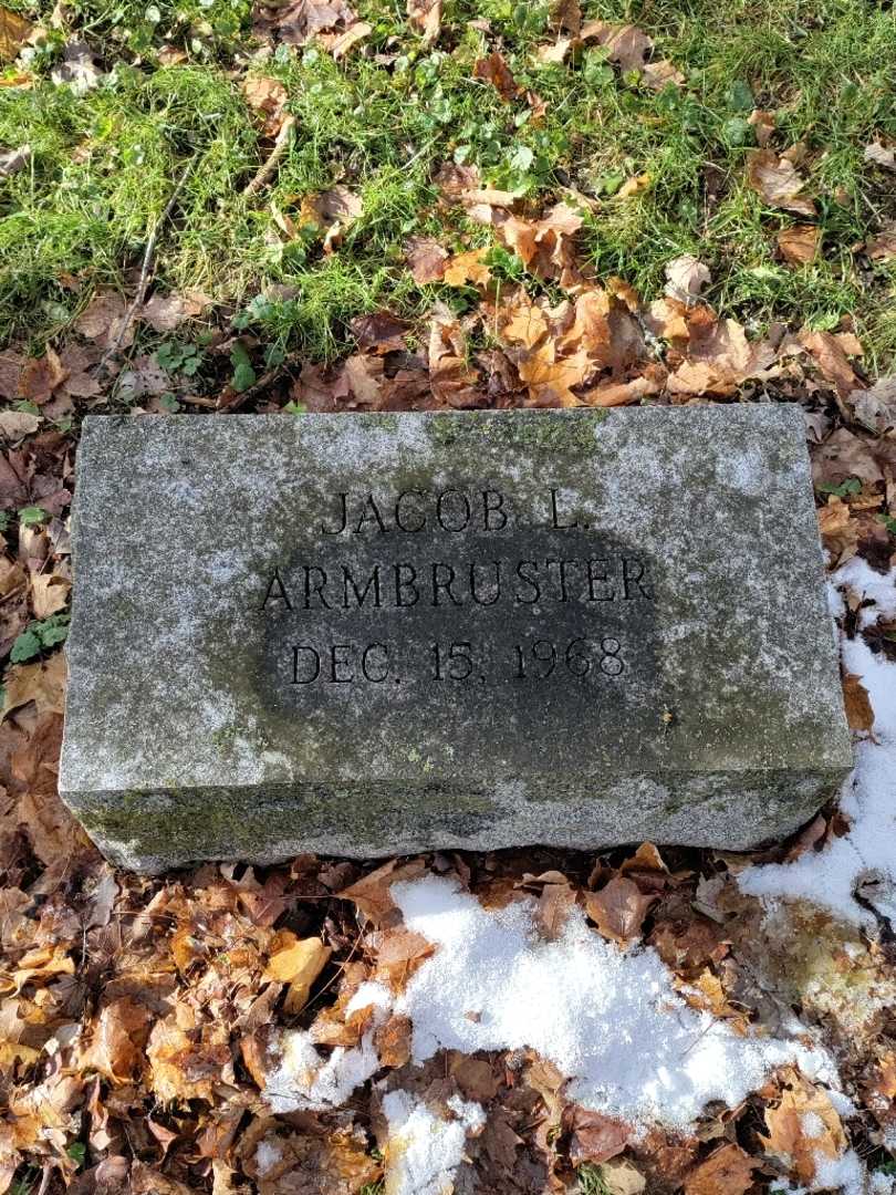 Jacob L. Armbruster's grave. Photo 3