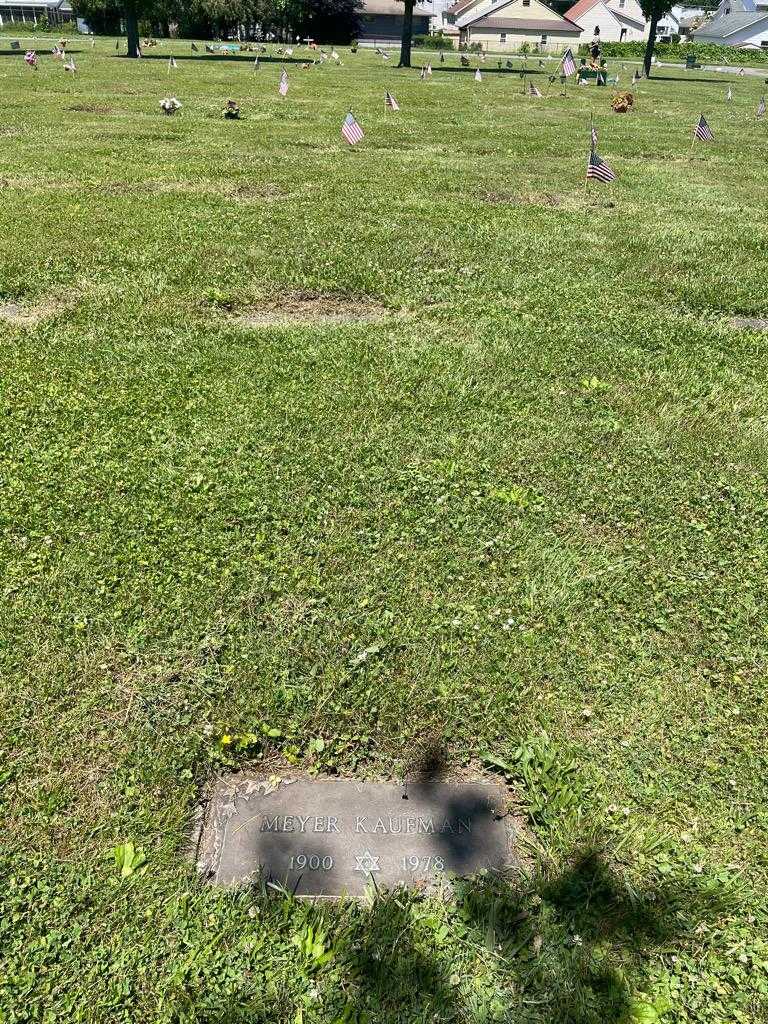 Meyer Kaufman's grave. Photo 1