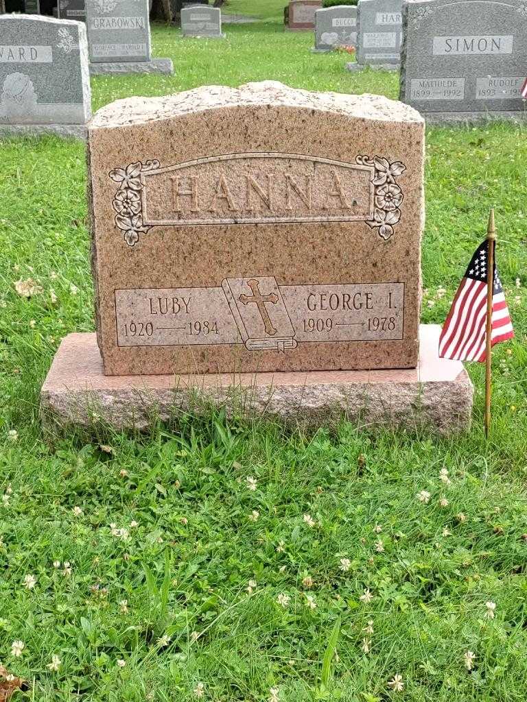 George I. Hanna's grave. Photo 2