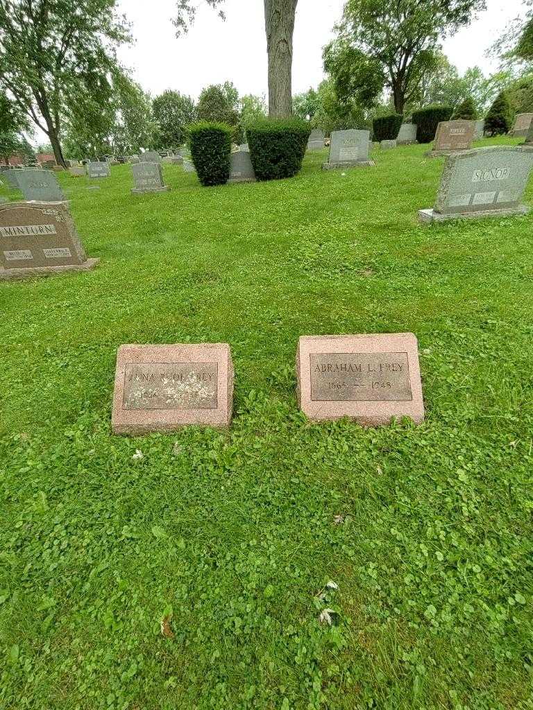 Abraham L. Frey's grave. Photo 1