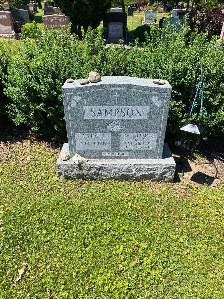 William A. "Papa" Sampson's grave. Photo 2