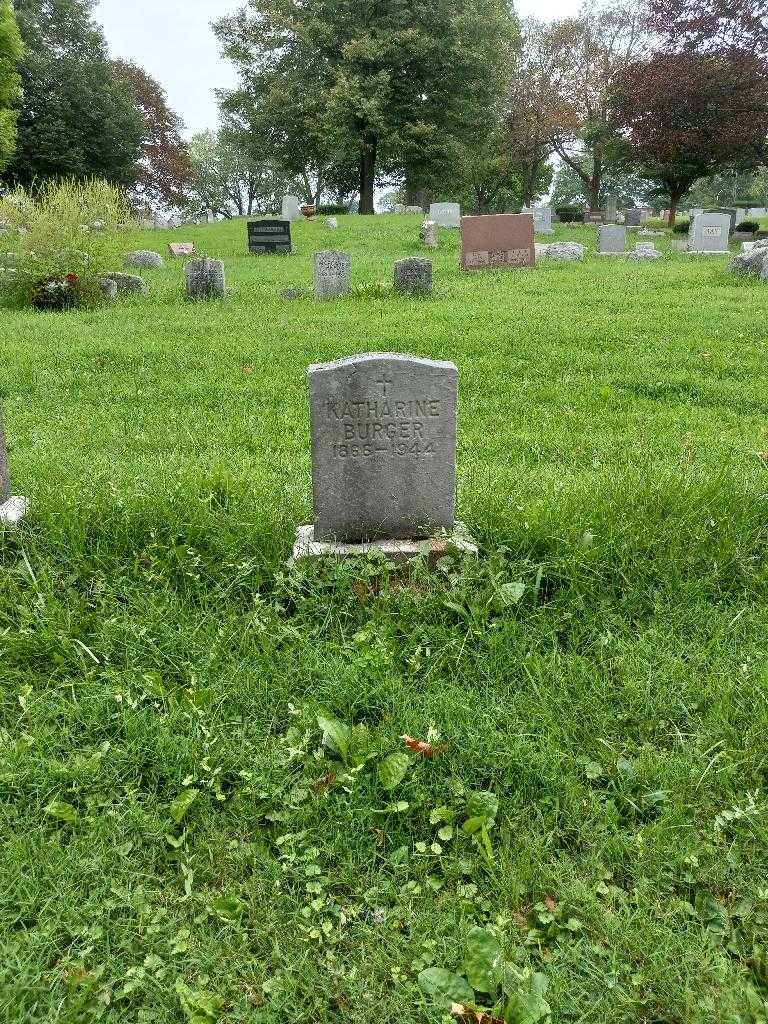 Katharine A. Burger's grave. Photo 1