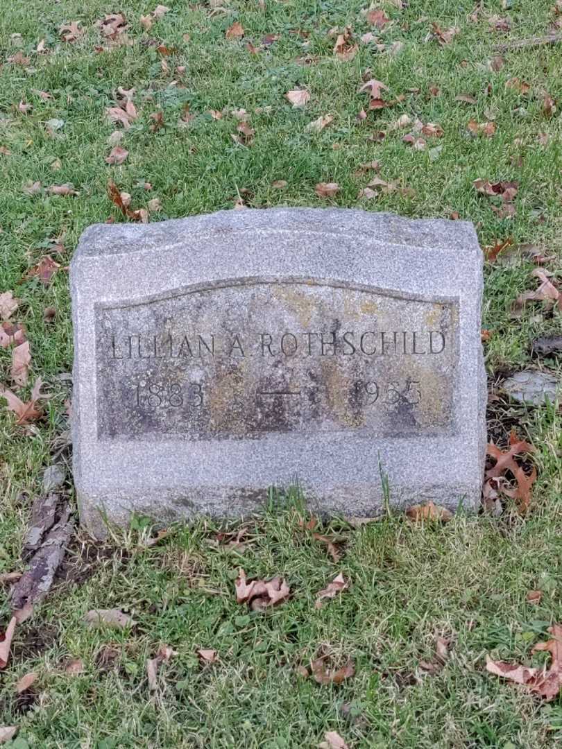 Lillian A. Rothschild's grave. Photo 3