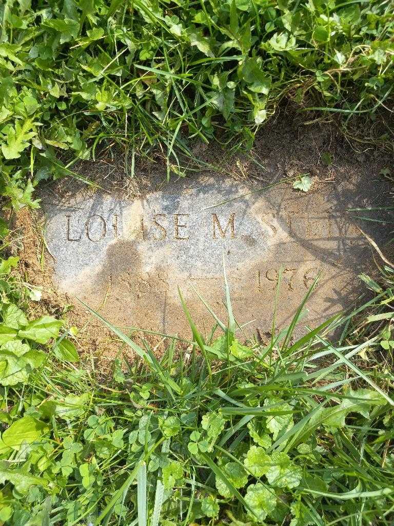 Louise M. Stein's grave. Photo 1