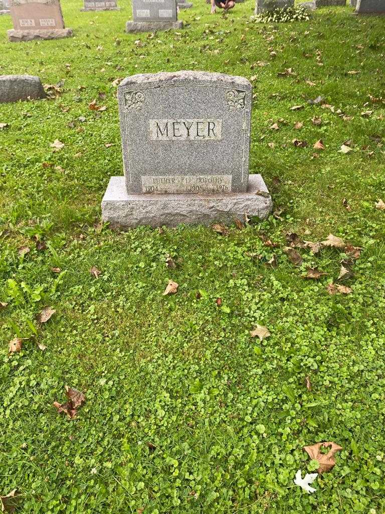 Dorothy Meyer's grave. Photo 2