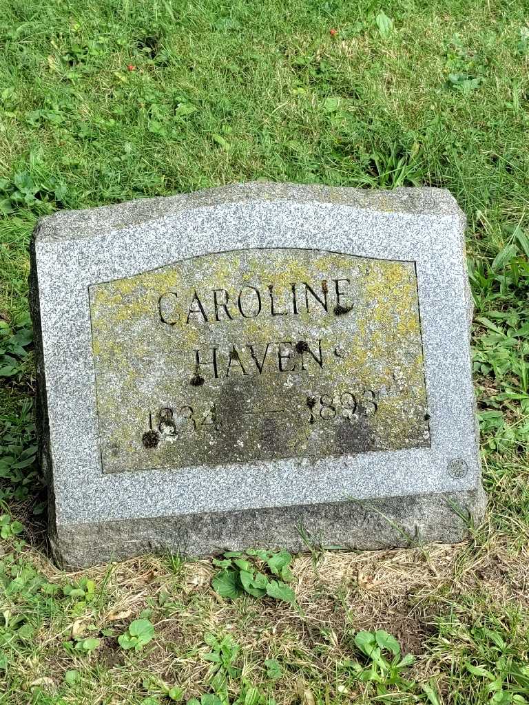 Caroline Haven's grave. Photo 3