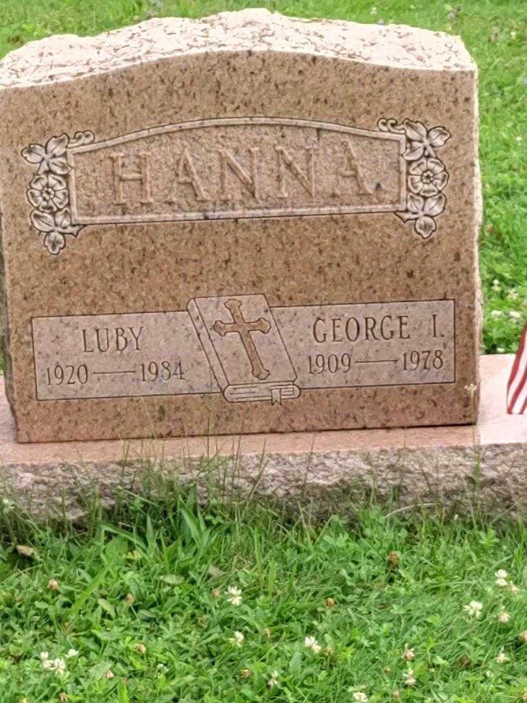 George I. Hanna's grave. Photo 3