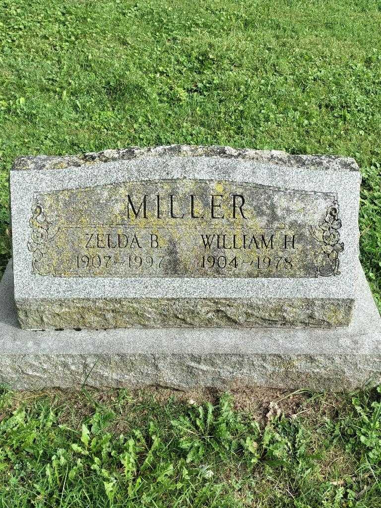 Zelda B. Miller's grave. Photo 3