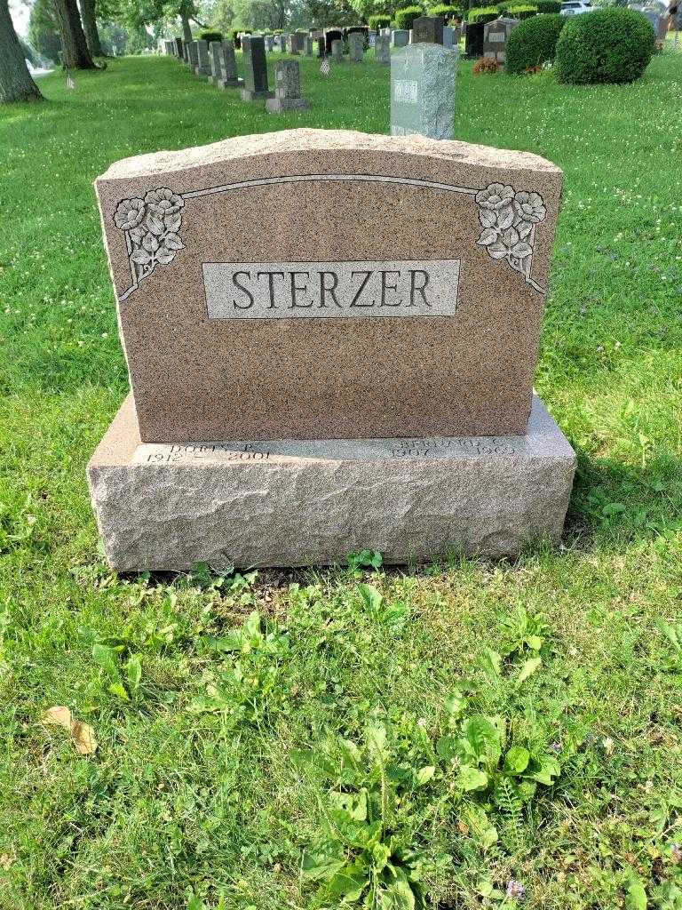 Bernard C. Sterzer's grave. Photo 1