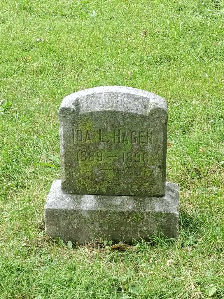 Ida L. Hagen's grave. Photo 3