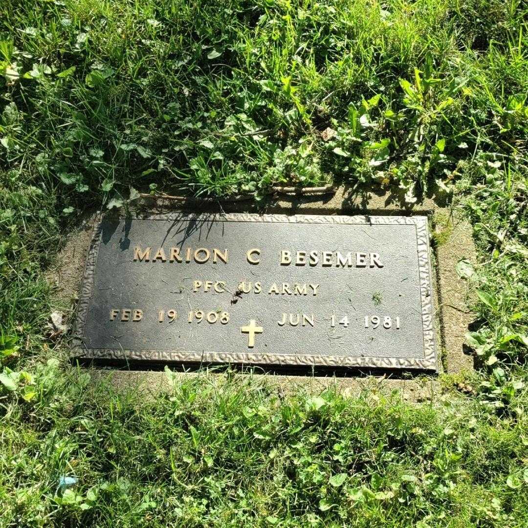 Marion C. Besemer's grave. Photo 5