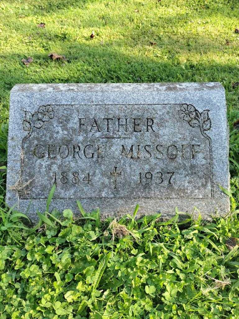 George Missoff's grave. Photo 3