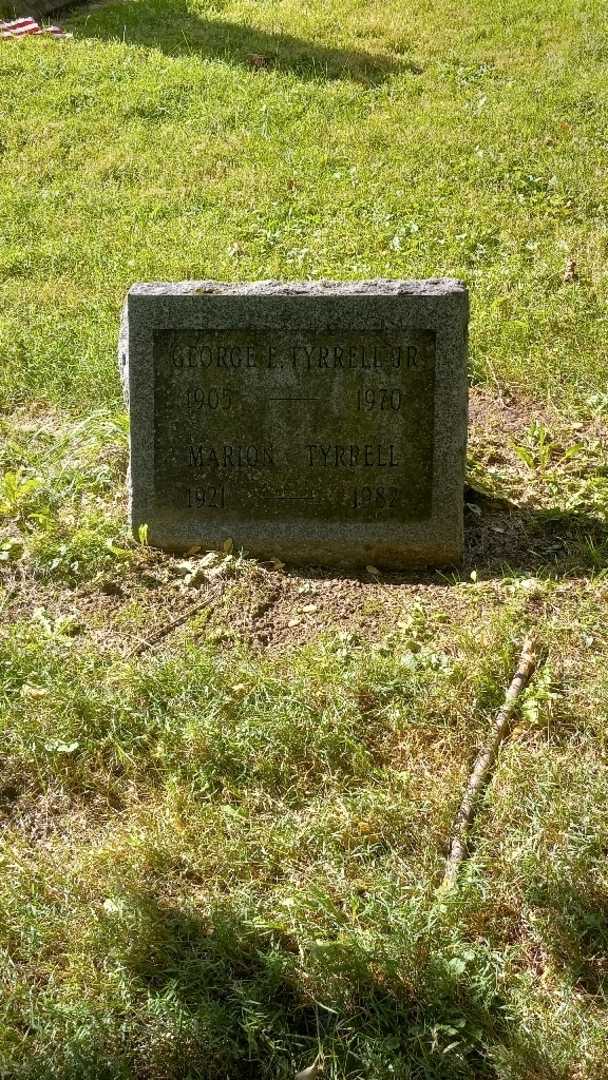 Marion Tyrrell's grave. Photo 4