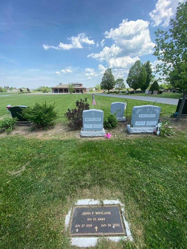 John F. Whyland's grave. Photo 2