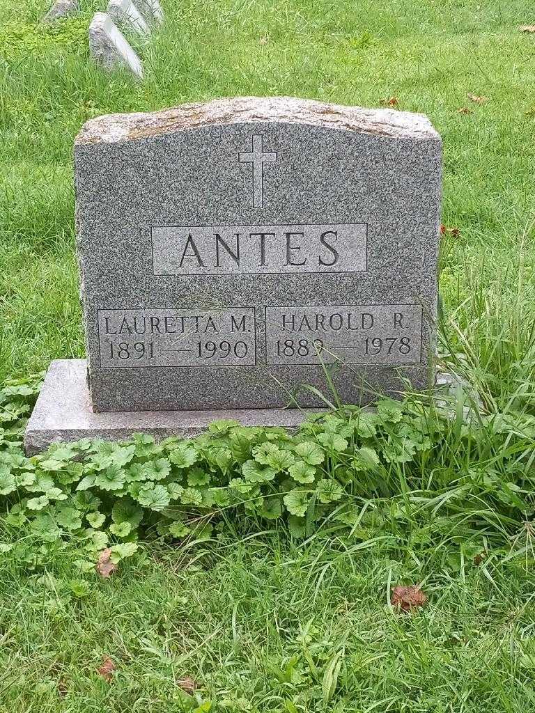 Lauretta M. Antes's grave. Photo 3