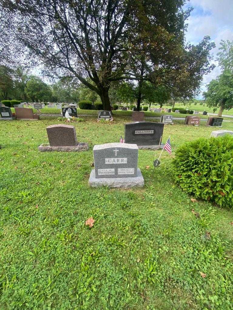 Lawrence J. Carr's grave. Photo 1