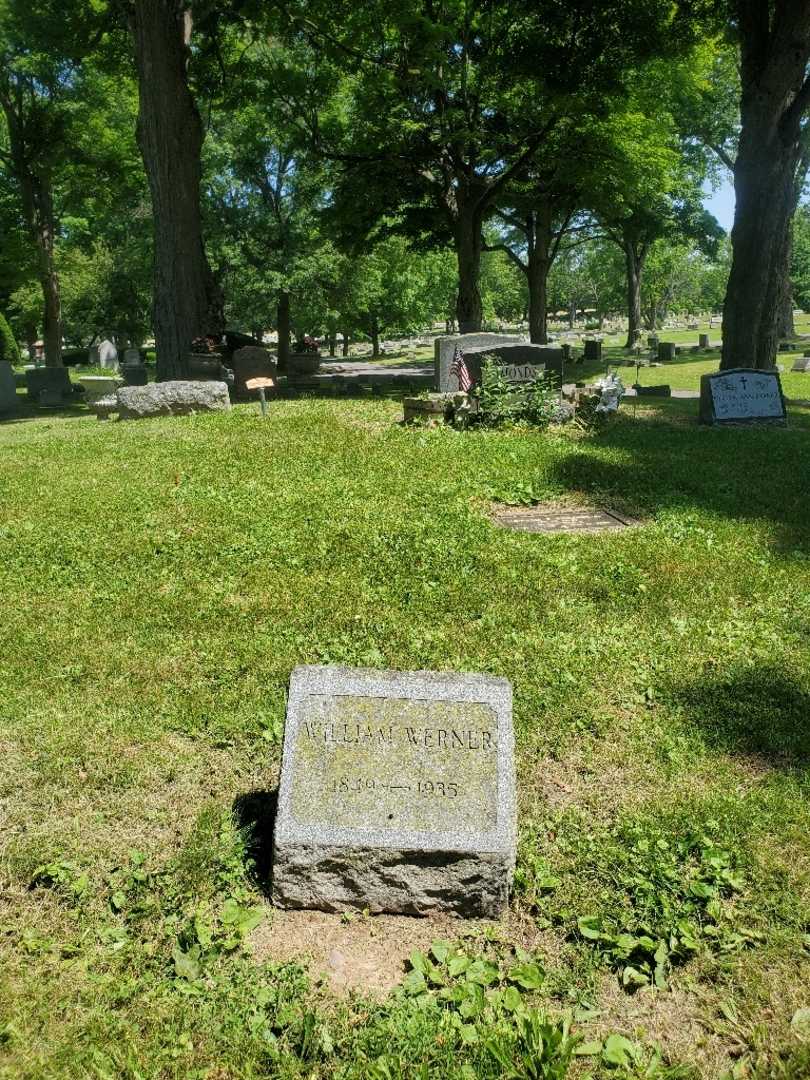 William Werner's grave. Photo 1