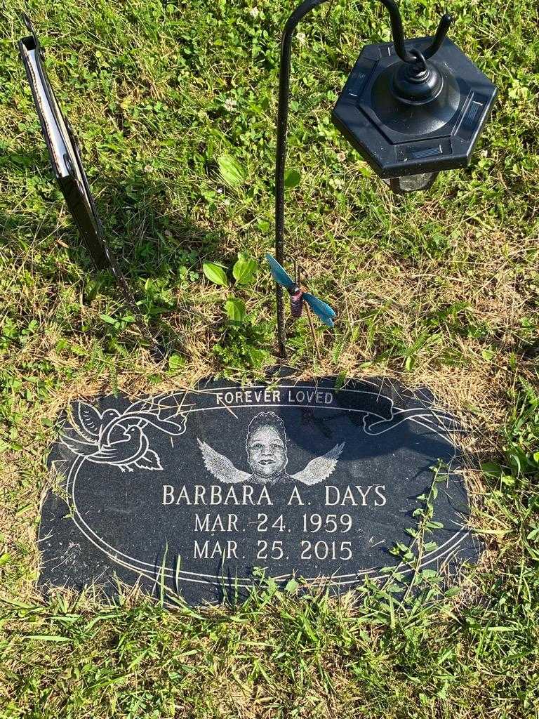 Barbara A. Days's grave. Photo 3