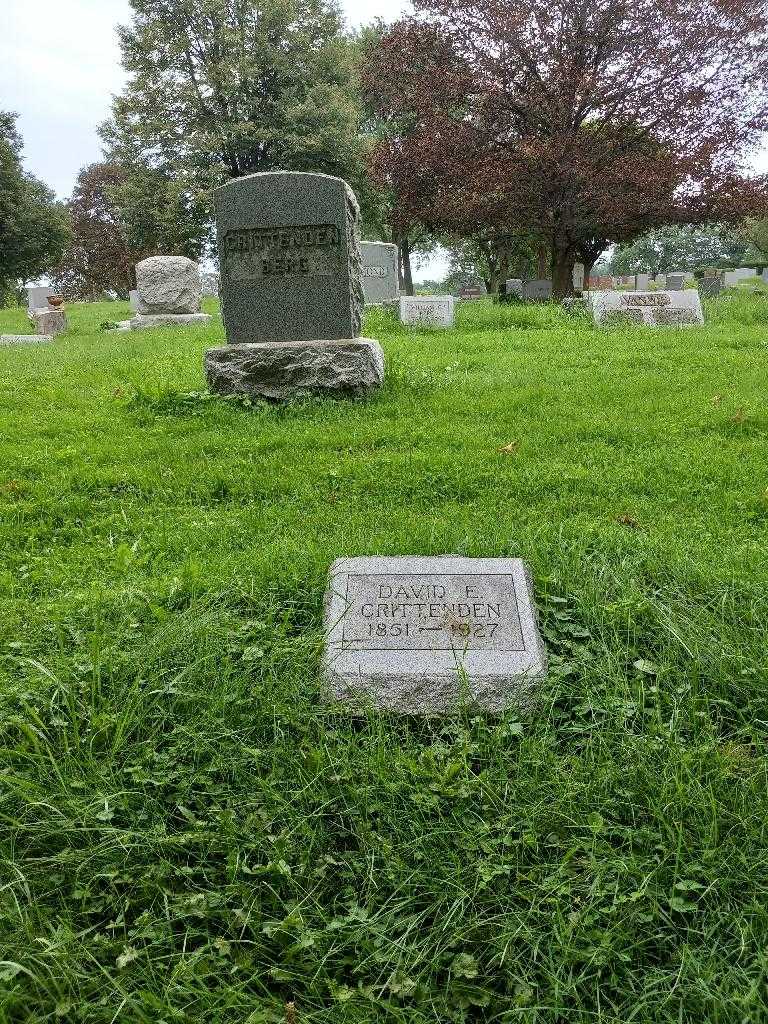 David E. Crittenden's grave. Photo 3