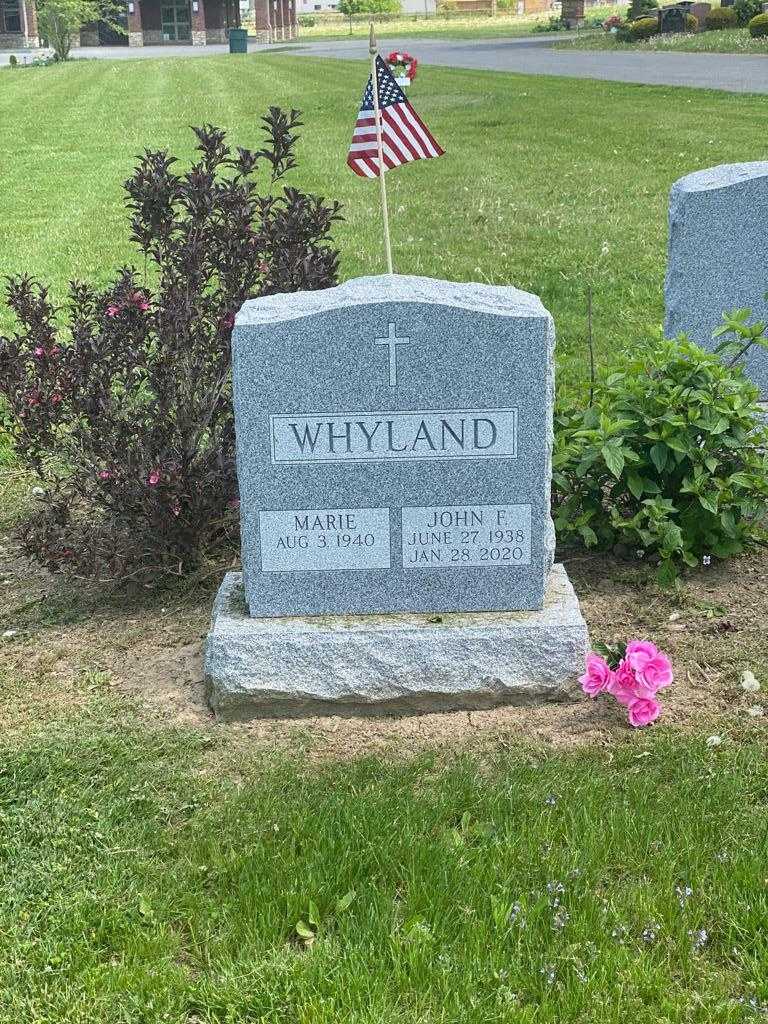 John F. Whyland's grave. Photo 1