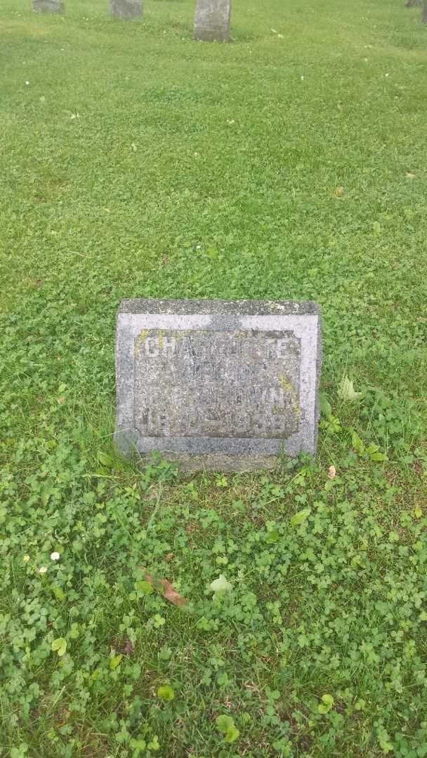 Charlotte M. Brown's grave. Photo 3