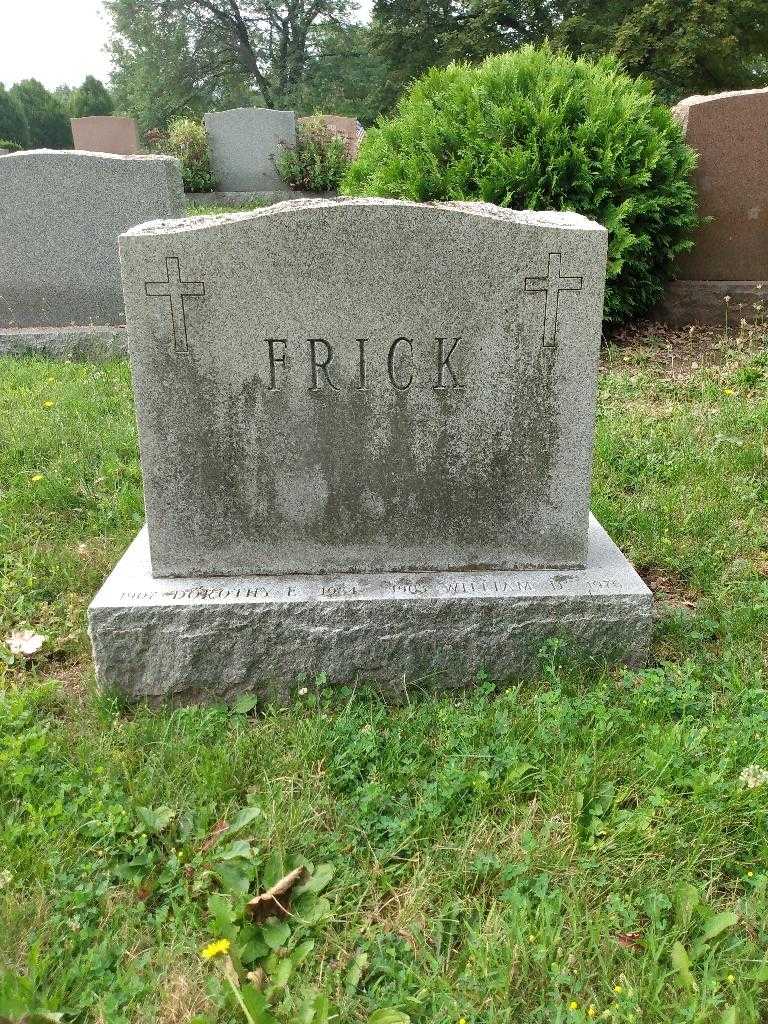 William Frick's grave. Photo 1