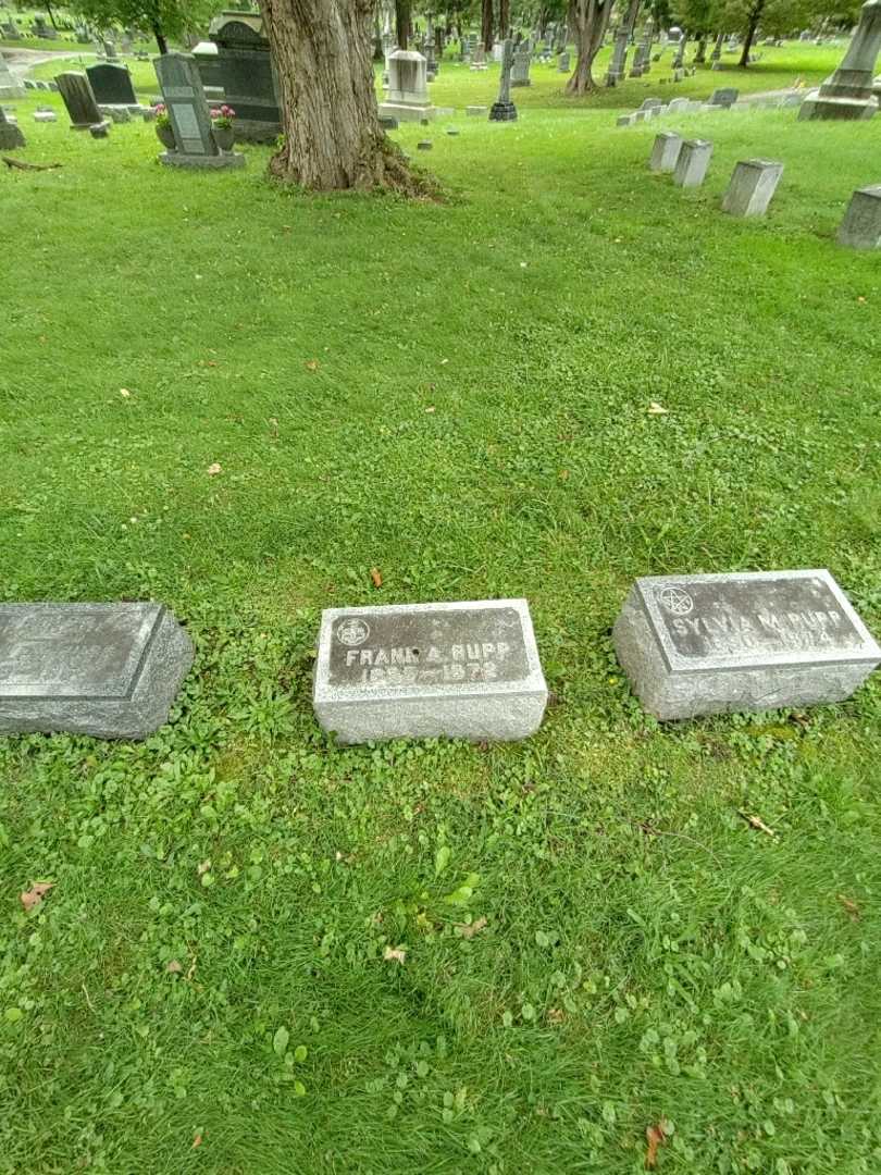 Frank A. Rupp's grave. Photo 1