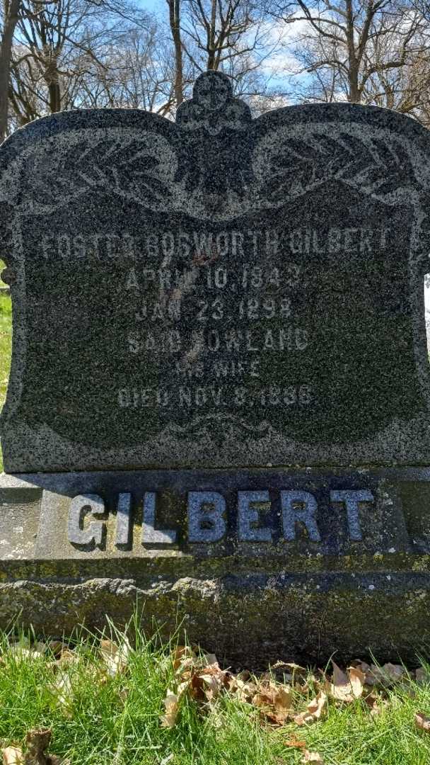 Foster Bosworth Gilbert's grave. Photo 4
