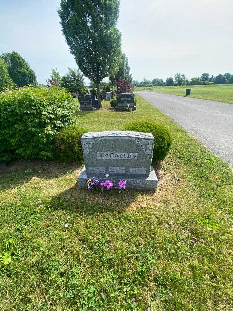 Robert T. McCarthy's grave. Photo 2