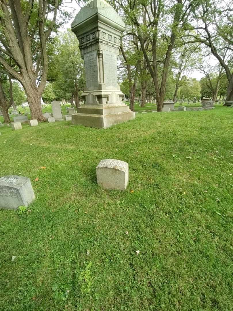 Catherine E. Peters Amos's grave. Photo 3