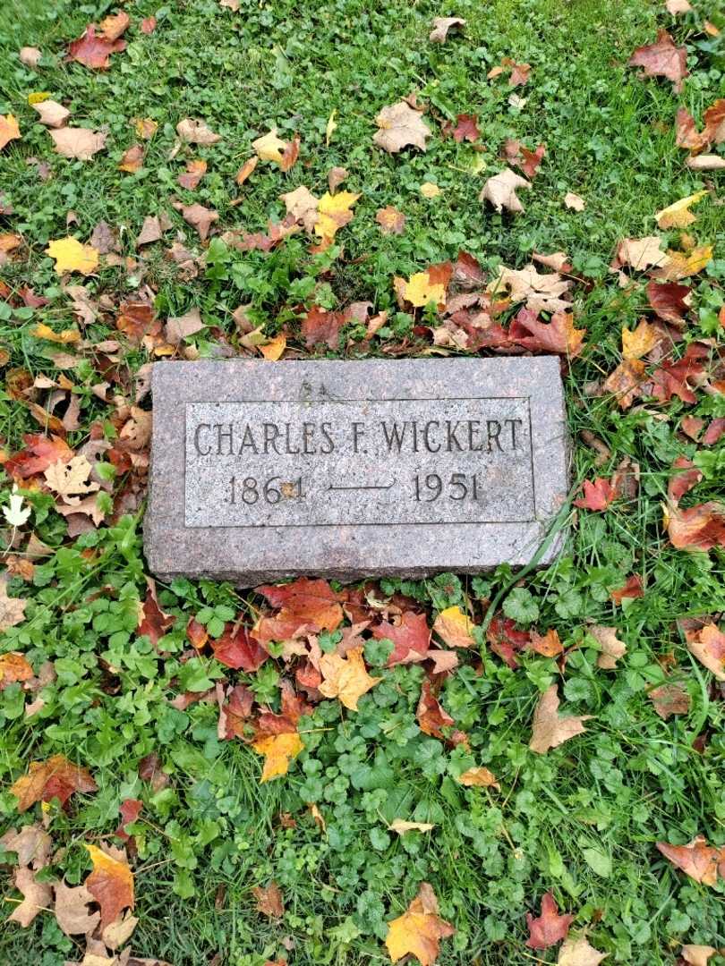 Charles F. Wickert's grave. Photo 2
