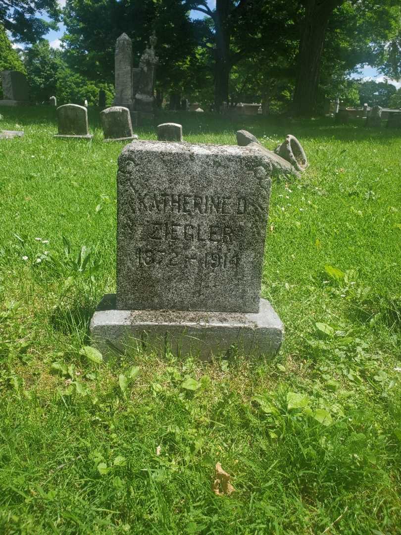 Katherine D. Ziegler's grave. Photo 3