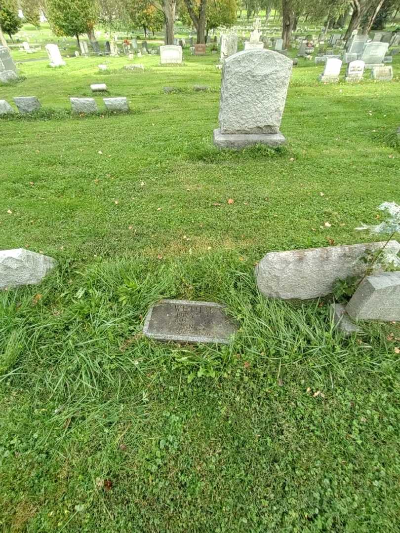 Anna E. Young Wethje's grave. Photo 1