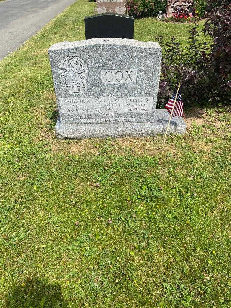Donald G. Cox's grave. Photo 2