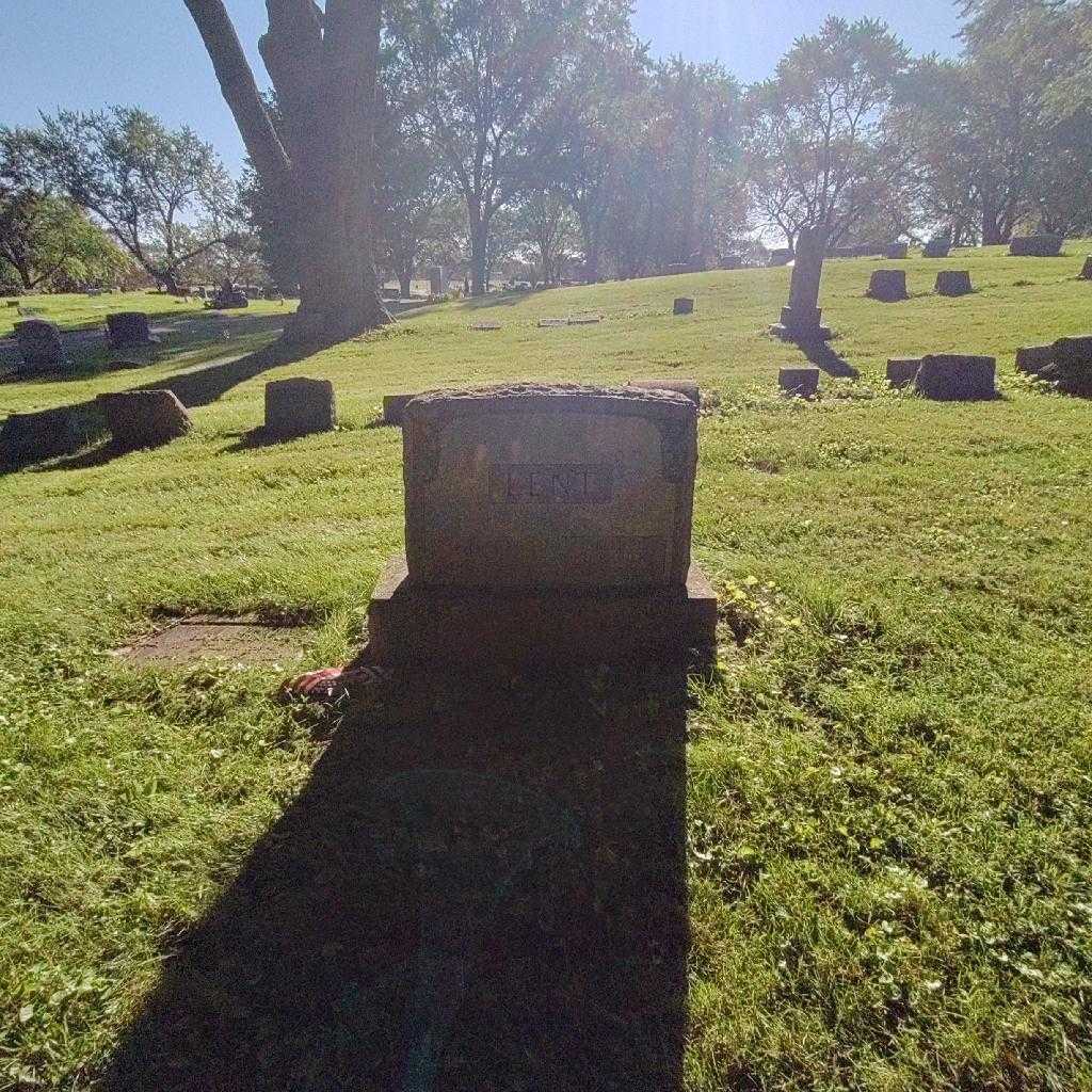 Nellie L. Dougher Lent's grave. Photo 3