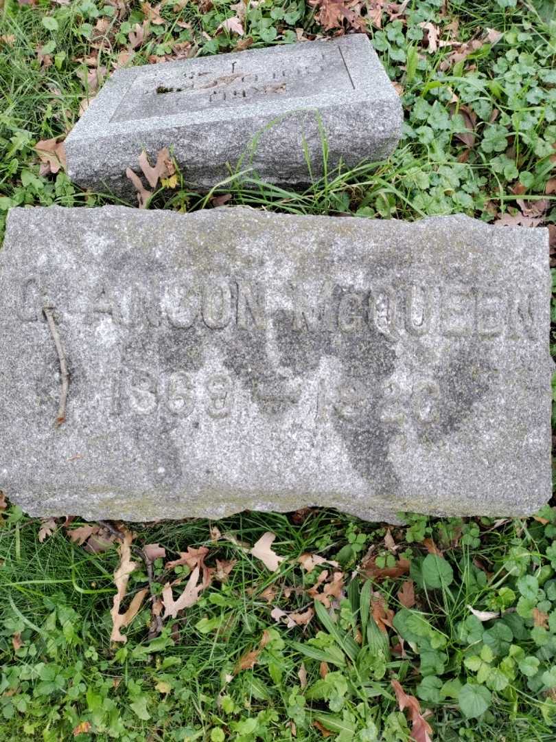 George Ancon Mcqueen's grave. Photo 3